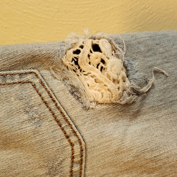 GUC Free People Distressed Jeans, Size 26 - Picture 3 of 9